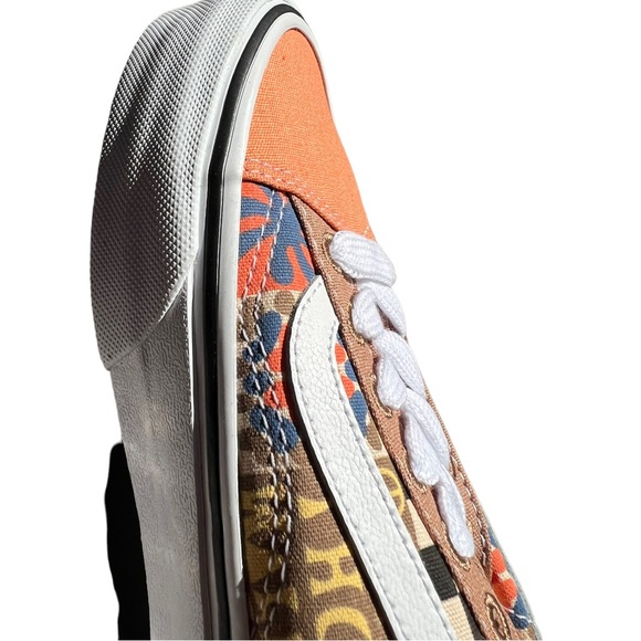 43) VANS Old Skool Tapered Camp Positive Multi/True White Sneakers NWT sz 7 - Picture 5 of 7